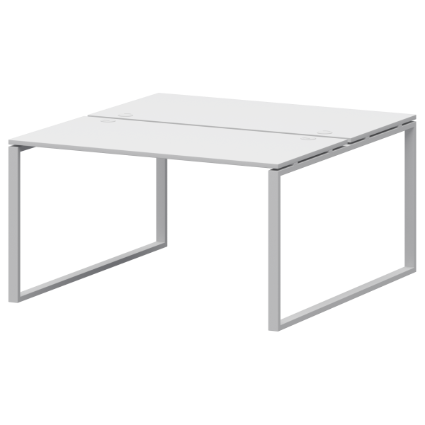 Бенч двойной на 2 рабочих места Арго-М АМБ.О-002.60 1200x1236x760 (Белый/Белый)