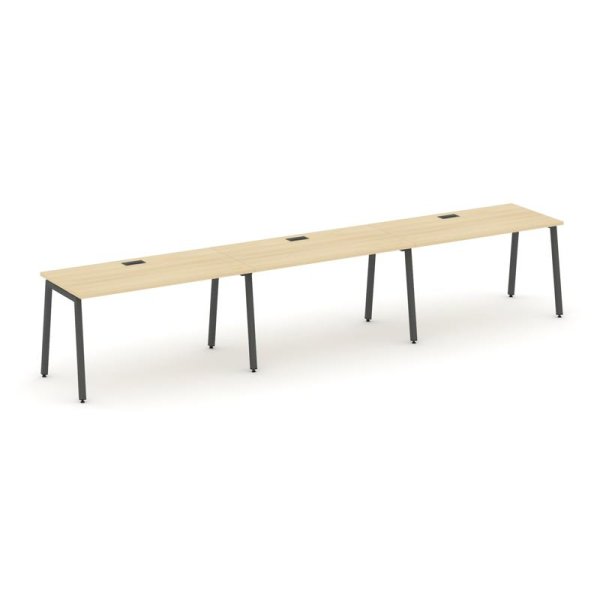 Рабочая станция 1 сторонняя SN-4A.ORS-034 (4740х600х750) (Акация Лорка/Металл Антрацит)