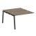 Проходной наборный элемент рабочей станции Metal System Style БА.ПРС-СП-2.2 1200x1475x750 (Дуб Наварра/Серый металл)