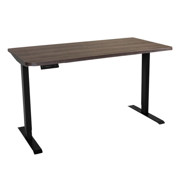 Стол c электроприводом LA-T33-2AR2 (1200x700x700-1200) (Коричневый дуб | Черный)
