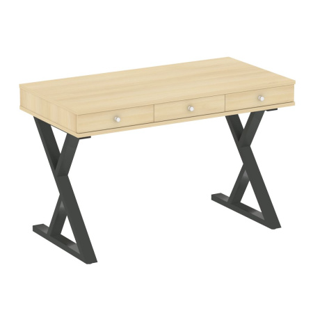 Компьютерный стол VR.SP-1-118M 1180x600x750 (Акация Лорка/Антрацит Металл)