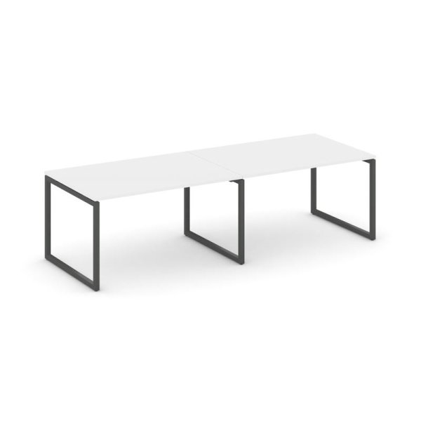 Стол переговорный SN-4O.SPRG-011.3 (1960х980х750) (Белый/Металл Антрацит)