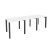 Рабочая станция на П-образном м/к Onix O.MP-RS-3.0.7 2340x720x750 (Тиквуд Темный/Белый Металл)