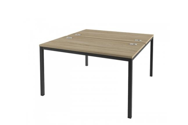Стол-тандем на 2 рабочих места Инновация IL-41 1350х1432х750 (Дуб сономаАнтрацит)