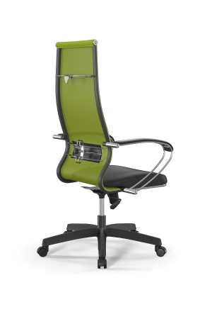 Кресло для руководителя Метта Sit 10 B1-163K - T+Extra /Km00/Wm12/K1cL(M09.B02.G15.W01) (Лайм | Черный)