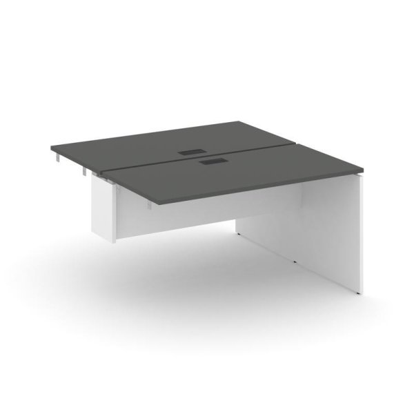 Стол-приставка к опорным элементам SN-D.DPRS-004 (1580х1232х750) (Антрацит/Белый)