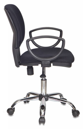 Кресло CH-626AXSL черный 10-11 крестов. металл хром (Черный)