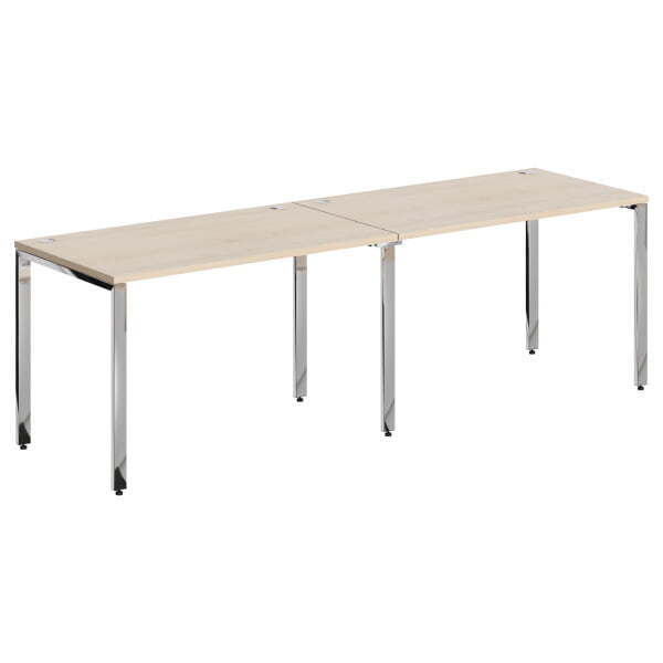 Стол двойной Xten Gloss XGWST 2470.1 2406x700x750 (Бук тиара)