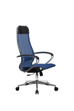 Кресло для руководителя Метта МЕТТА-12(MPRU)/подл.131/осн.004 (Синий)