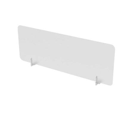 10БСБО.165 Барьеры Бенч оргстекло (1600x4x500) (Молочный БелыйПорошковое покрытие)