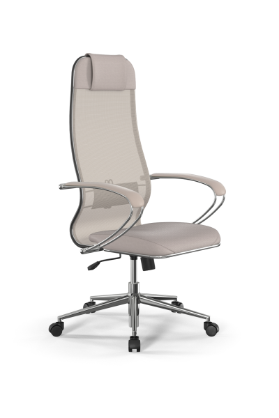 Кресло для руководителя Метта Sit 10 B1-115K - X2+Extra /Um00/Wm12/K1cL(M09.B23.G18.W01) (Светло-бежевый)