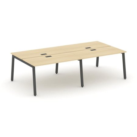 Рабочая станция 2-х сторонняя SN-5A.DRS-042 (2360х1432х750) (Акация Лорка/Металл Антрацит)