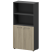 Шкаф высокий полузакрытый Кортез СМШ48.28F 792x380x1595 (Кронберг/Графит)