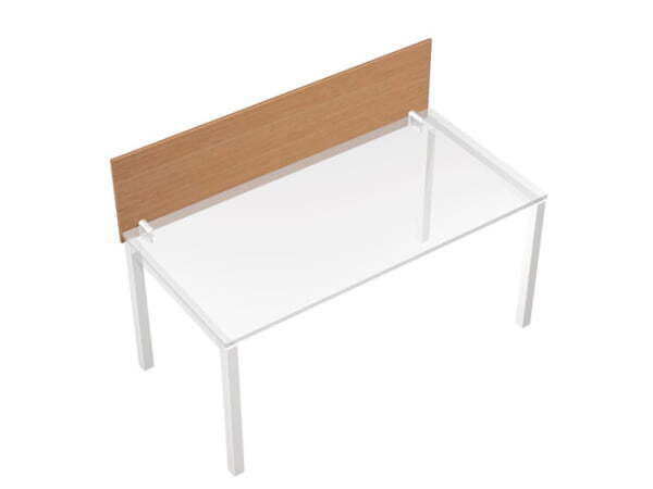 Настольный экран с корнштейнами крепления Profiquadro КВ 818 ВС 1600x420x18 (Вишня скандинавская)