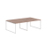 Стол 4-х местный Xten-Q XQWST 2414 2406x1406x750 (Легно темный)