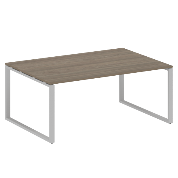Переговорный стол 1 столешница Metal System Style БО.ПРГ-1.5 1800x1235x750 (Вяз/Серый металл)