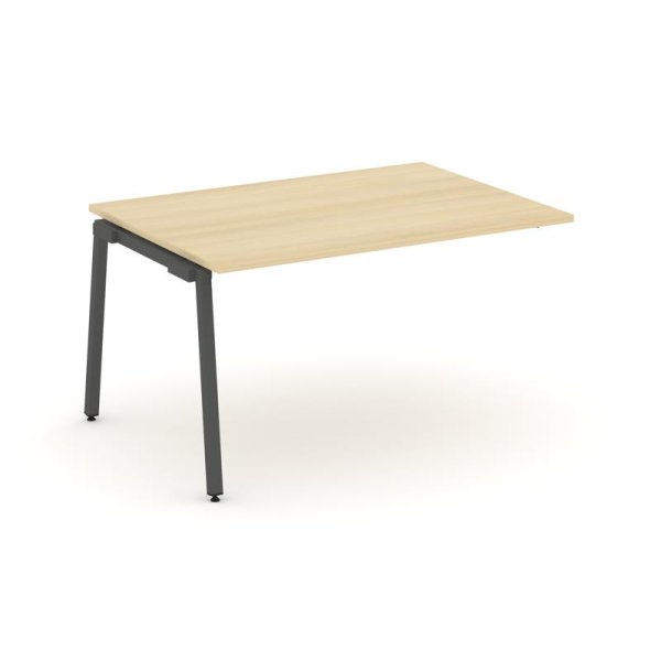 Проходной наборный элемент переговорного стола SN-4A.NSPRG-001.3 (980х980х750) (Акация Лорка/Металл Антрацит)