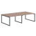 Конференц-стол Xten-Q Антрацит XQSCT 2714 2720x1406x750 (Бук тиара)