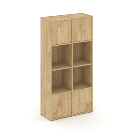 Стеллаж Locker Plus LK.K-005 798x350x1593 (Тиквуд Светлый |)