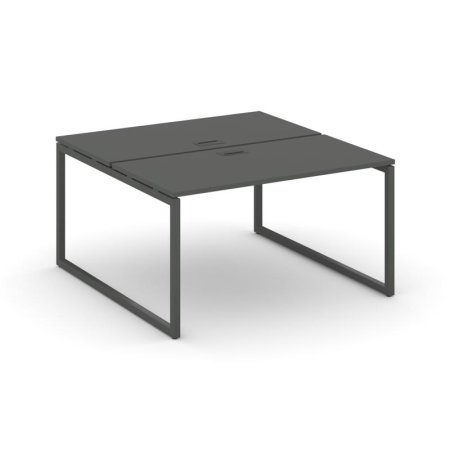 Рабочая станция 2-х сторонняя SN-4O.DRS-001 (980х1232х750) (Антрацит/Металл Антрацит)