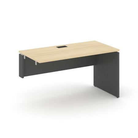 Стол-приставка к опорным элементам SN-D.OPRS-024(L) (1580х800х750) (Акация Лорка/Антрацит)