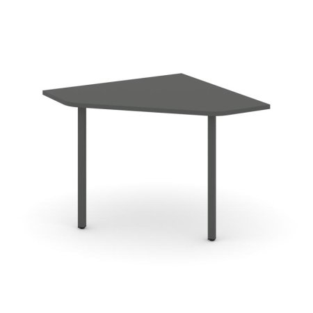 Угловой элемент переговорного стола SN-4.UPRG-001 (980х980х750) (Антрацит/Металл Антрацит)