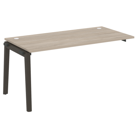 Наборный элемент рабочей станции на деревянных опорах Onix Wood OW.1.NRS-4.8 1580x800x750 (Дуб Аттик/Дуб Темный)