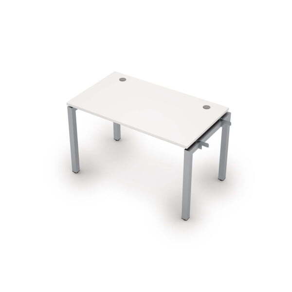 6МБН.5178  Линейная бенч-система, начальный модуль (1200x700x750) (Белый/Алюминий матовый)