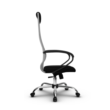 Кресло для руководителя Метта SU-B-8/подл.130/осн.003 (Светло-серый)