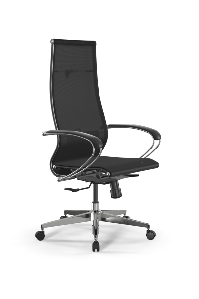 Кресло для руководителя Метта SynchroSit 10 B1-107K - T /Km00/Nb00/K1cL(M20.B22.G18.W02) (Черный)