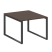 Переговорный стол 1 столешница Metal System Style БО.ПРГ-1.1 1000x1235x750 (Дуб Наварра/Серый металл)