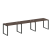 Рабочая станция Metal System Style БО.СМ-3.2 3600x720x750 (Дуб Наварра/Серый металл)