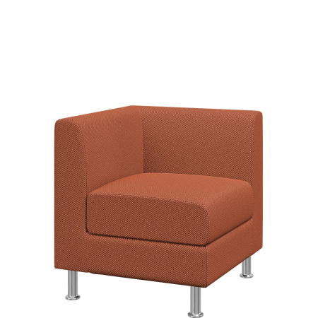 Диван Домино. Модуль угловой левый. (Модуль угловой левый sweet_orange)