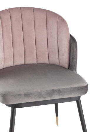 Стул Пенелопа темно-серый (Стул Пенелопа темно серо розовый)