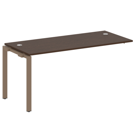 Проходной наборный элемент рабочей станции Metal System Style БП.ПРС-СП-1.4 1600x720x750 (Венге Цаво/Мокко металл)