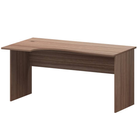 Стол эргономичный левый Арго А-202.ЛВ 1600x900x760 (Темный шимо)