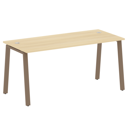 Стол письменный Metal System Style БА.СП-4 1600x720x750 (Акация/Мокко металл)