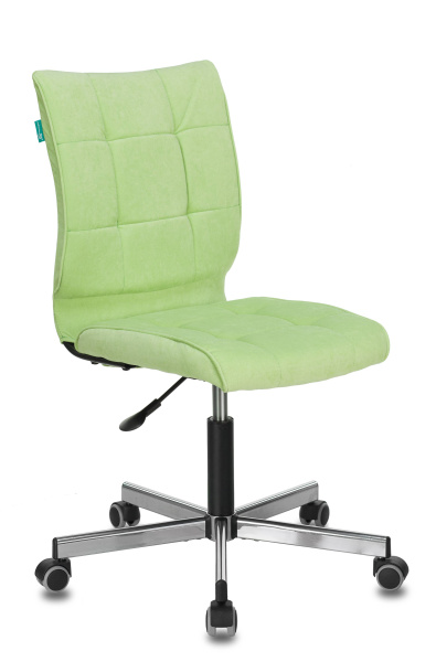 Кресло Бюрократ CH-330M/VELV81 светло-салатовый Velvet 81 крестовина металл (Компьютерное кресло CH-330M светло-салатовый)