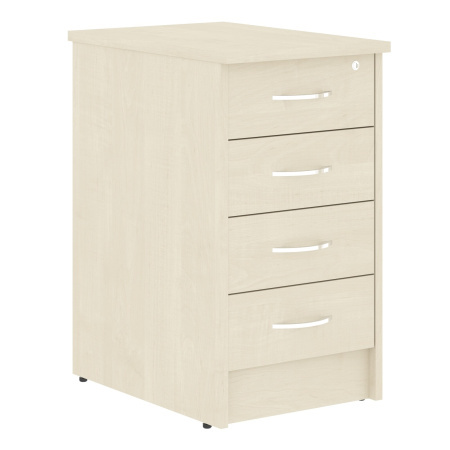 Тумба приставная Имаго ТП-4.1 412x600x755 (Клен-металлик)