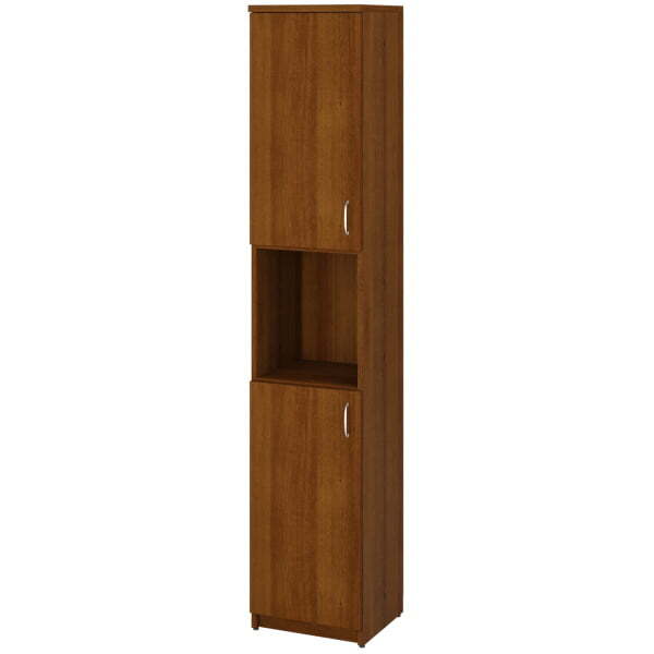 Шкаф колонка с закрытой нишей Этюд 3002 386x370x1994 (Орех Французский)