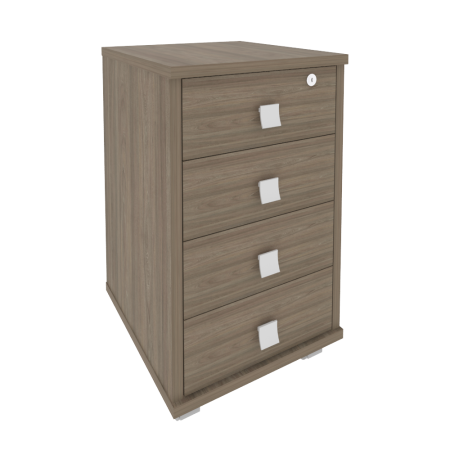 Тумба подкатная 4 ящ. Style Л.ТМ-4 420x450x714 (Вяз Благородный)