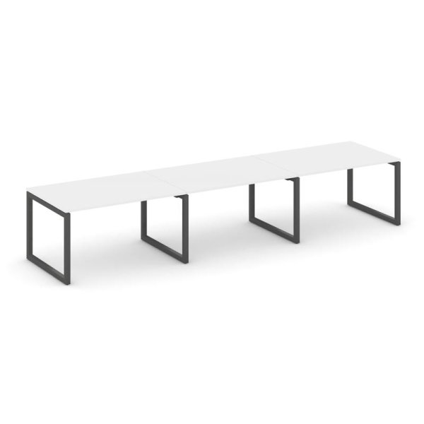 Стол переговорный SN-5O.SPRG-024.3 (4740х980х750) (Белый/Металл Антрацит)
