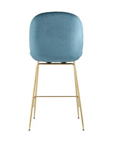 Стул полубарный Beetle со спинкой маренго (Стул полубарный Турин маренго)