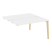 Стол-приставка двойной на деревянных опорах Onix Wood OW.D.SPR-3.7 1380x1475x750 (Тиквуд Светлый/Дуб Темный)