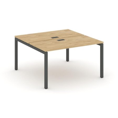 Рабочая станция 2-х сторонняя SN-5P.DRS-001 (980х1232х750) (Тиквуд Светлый/Металл Антрацит)