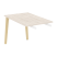 Брифинг-приставка на деревянных опорах Onix Wood Direct OW.BR-11 1180x720x750 (Тиквуд Темный/Дуб Светлый)