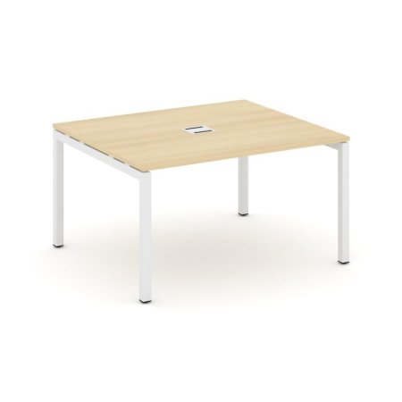 Стол переговорный SN-5P.SPRG-032 (1180х1180х750) (Акация Лорка/Металл Белый)