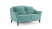 Диван 2-местный Monreal (1860x1050x1000) Аквамарин (Аквамарин)