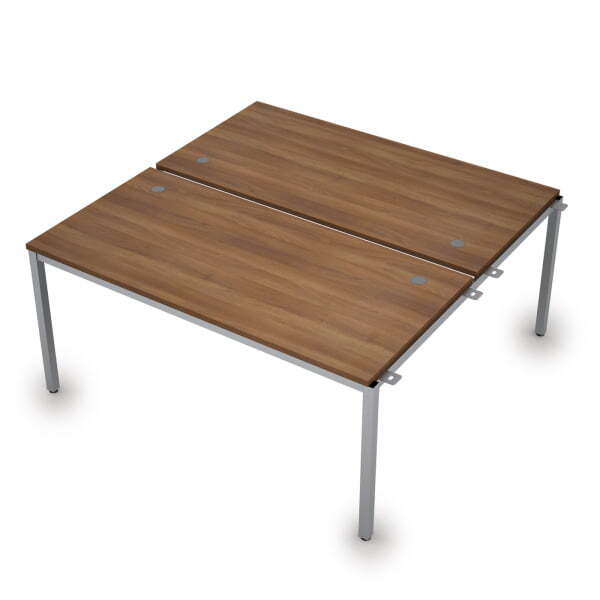 6МБН.284 Сдвоенные бенч-системы, начальный модуль (1600x1635x750) (Шамони темный/Алюминий матовый)