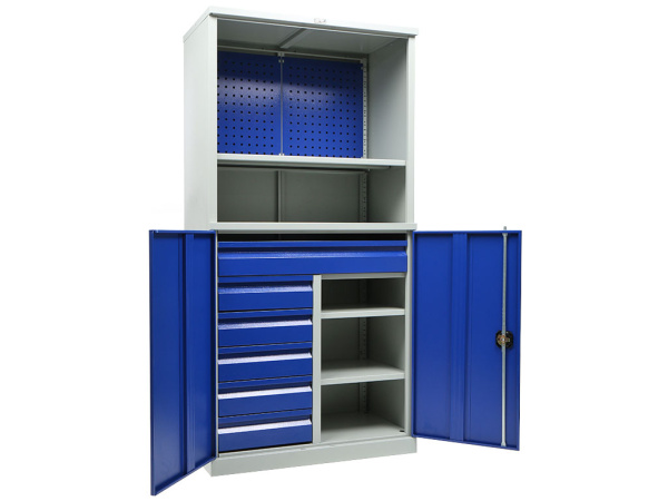 Шкаф инструментальный TC-1995/2-121215 (Серый/Синий)